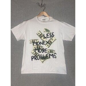 T Shirt Less Money More Problems Graphic Tee Men's Large Same gang NWT